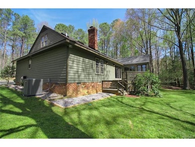 Rear elevation of home