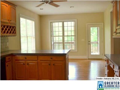You will love the oversized eat in area that leads