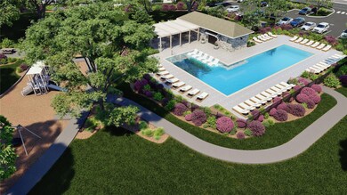 Bird's eye view of a pool