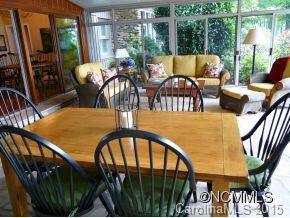 Dining Area Glass Porch