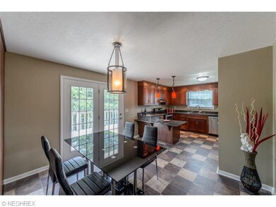 Dinette and remodeled kitchen.