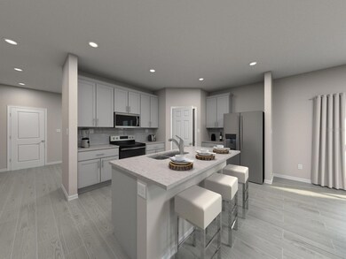 Photo is not of the actual home, but is an inspirational photo of builder’s model home and may depict options, furnishings, and/or decorator features that are not included