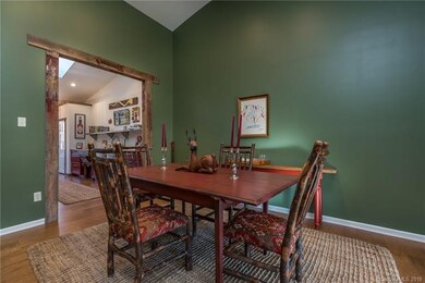 Dining Area flows to the Gourmet Kitchen