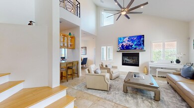 High Ceiling over Living Room