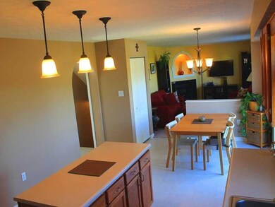 Kitchen. Eat-in kitchen with updated lighting