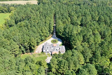 Birds eye view of property looking north