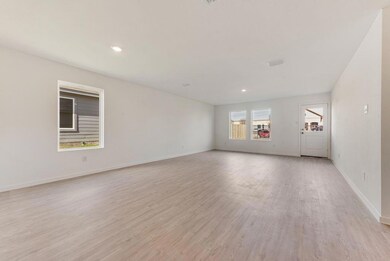 Unfurnished room featuring light hardwood / wood-s