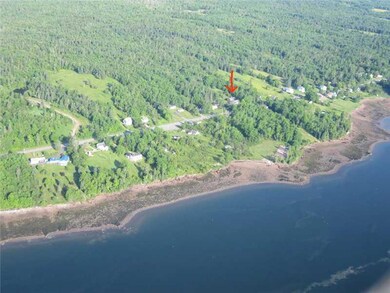 Aerial View. Robbinston boat landing...