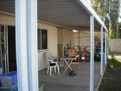Large covered patio.