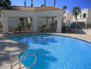 Across from pool