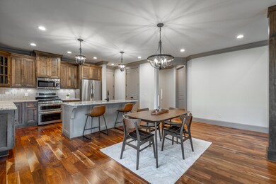 Kitchen and dining view