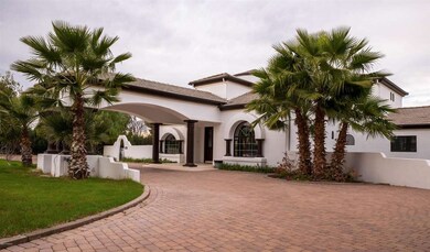 Circular Drive w/Elegant Porte Cochere