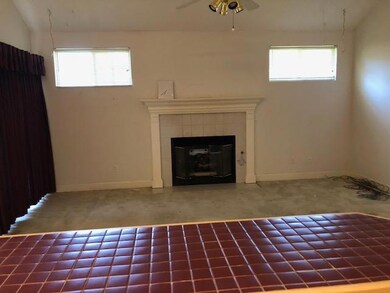 Kitchen opens to family room