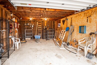 Inside garage
