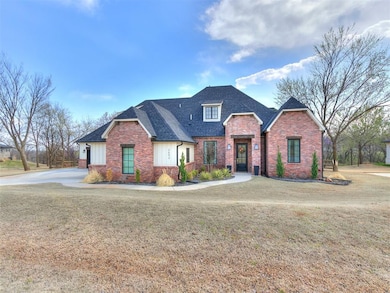 View of front of home with a front lawn