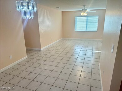 Formal dining room and living area are open to one