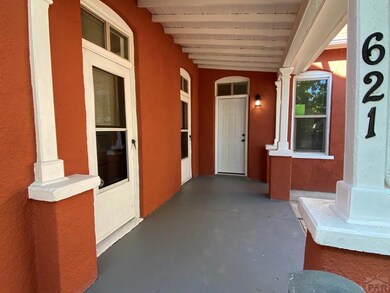 Large front patio