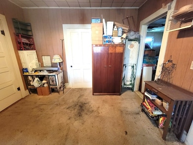 Dining room and hall way bath behind that door in