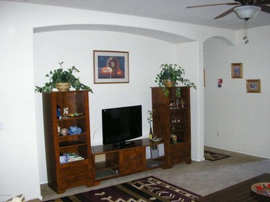 Recessed entertainment area