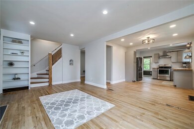 Open concept living. Owners took down walls btwn L