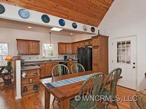 kitchen and dining area