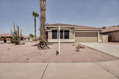 Front of the home, looking north