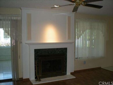 BEAUTIFUL FIREPLACE IN LIVING ROOM.  VERTICAL BLIN