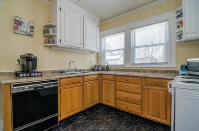 Renovated first floor kitchen.