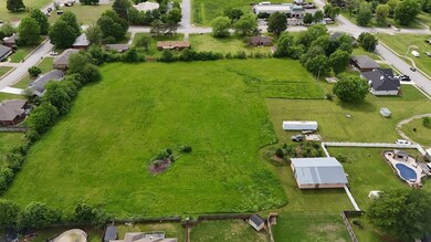 aerial view from the east