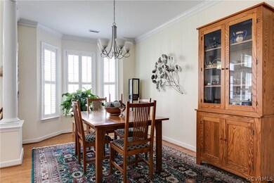 Dining Room with Bay Window.