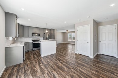 Dining area/kitchen/living room