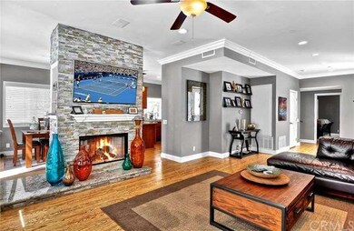Unit A Enjoy the double sided gas fireplace on tho