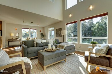 With vaulted ceilings . . .