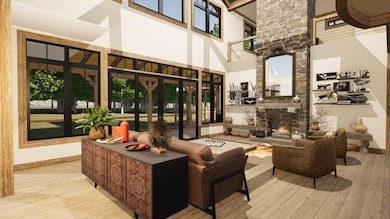 3D rendering great room