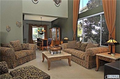 Formal Living Room w/ Picturesque Windows & Cathed