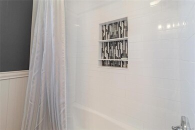 Tiled shower and all!