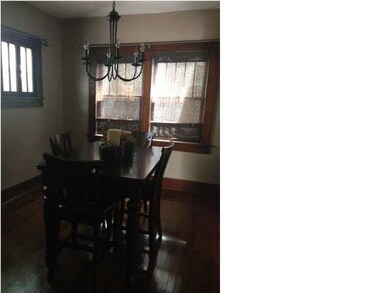 Dining room with hardwood floors