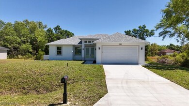 View of front of house featuring an attached garag