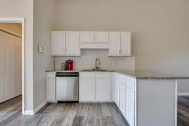 New backsplash, dishwasher, sink, disposal.