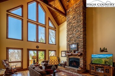 Wall of windows, beautiful floor to ceiling stoned