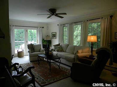 Living Room. Spacious room with atrium doors to la