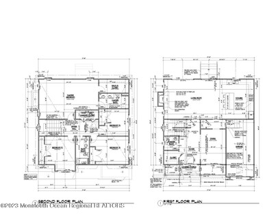 Main St first & second floor plans