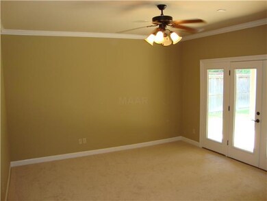 Large Master opens up to Luxury master bathroom & 