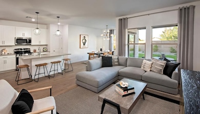 Great room with gorgeous flooring