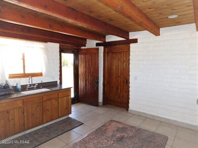 Back door & partial kitchen