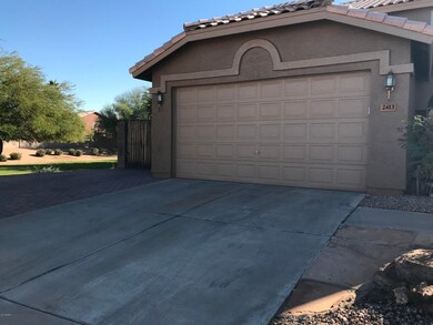 Outside Garage View