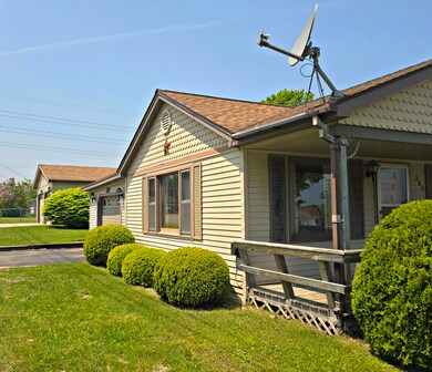 South side of home