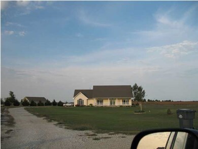 View to the north from the lot.