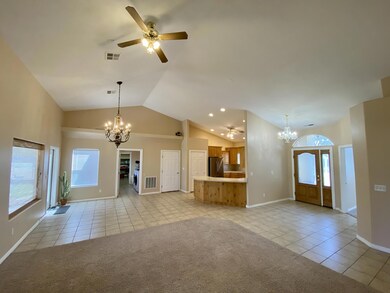 Entry Kitchen Living