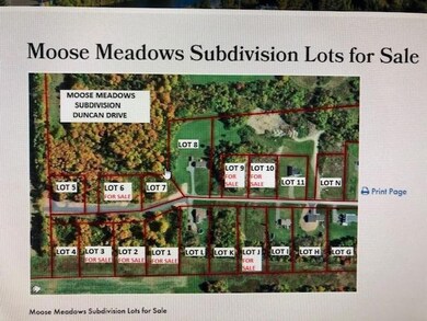 Map of Moose Meadows